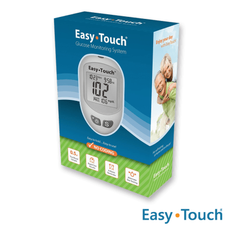 Glucometro Digital Easy Touch + 50 Tiras Reactivas